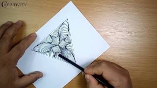 creative ideas that Triangle Spiral ✐ Geometric  Design