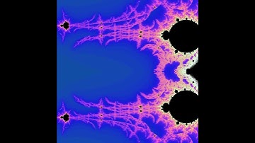 Mandelbrot interpolation z^2 to z^2.05 (4000 iterations)