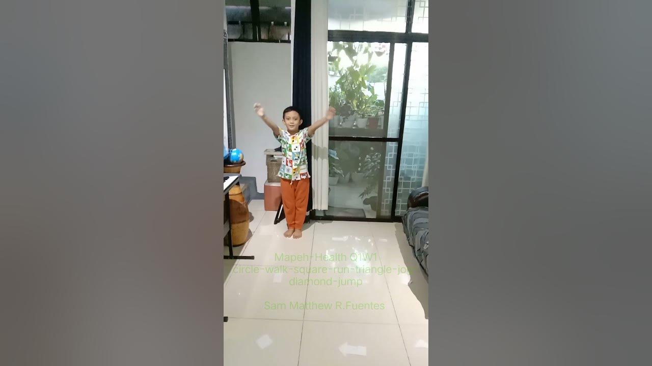 MAPEHHealth Q1W1 activity for Grade 3 (circlewalksquareruntrianglejogdiamondjump) YouTube