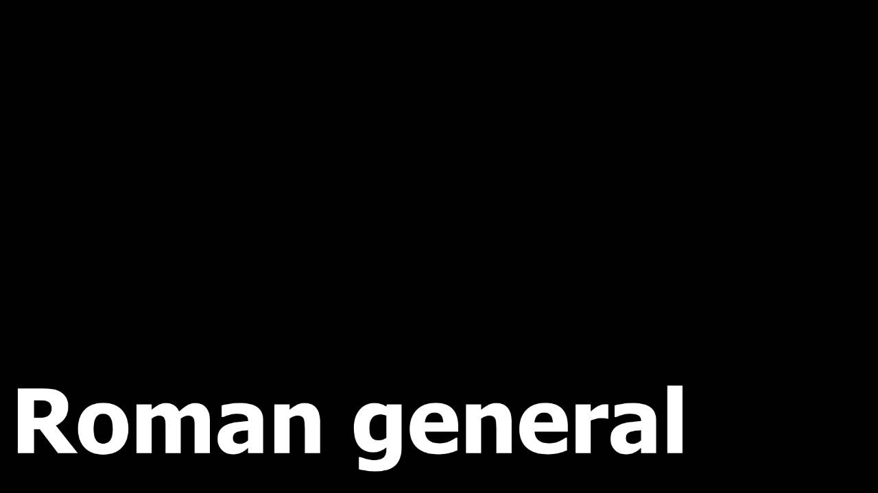 ALL general's speeches in RomeTW