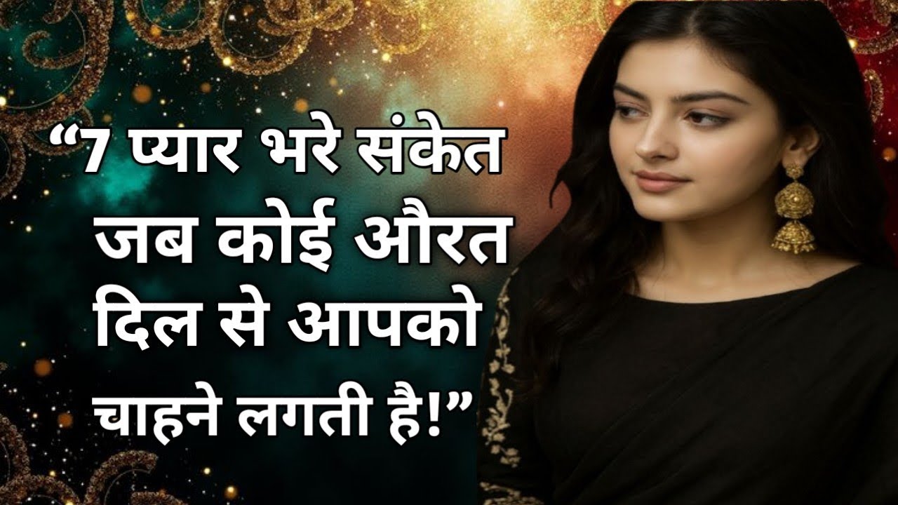 “7 प्यार भरे संकेत — जब कोई औरत दिल से आपको चाहने लगती है!”