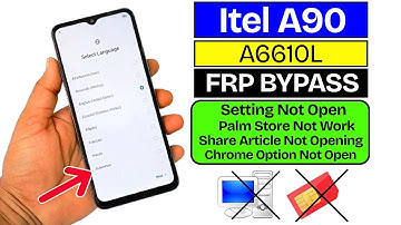 Itel A90 Frp Bypass Android 14 Without PC | Setting Not Open | Itel A6610L Google Account Unlock