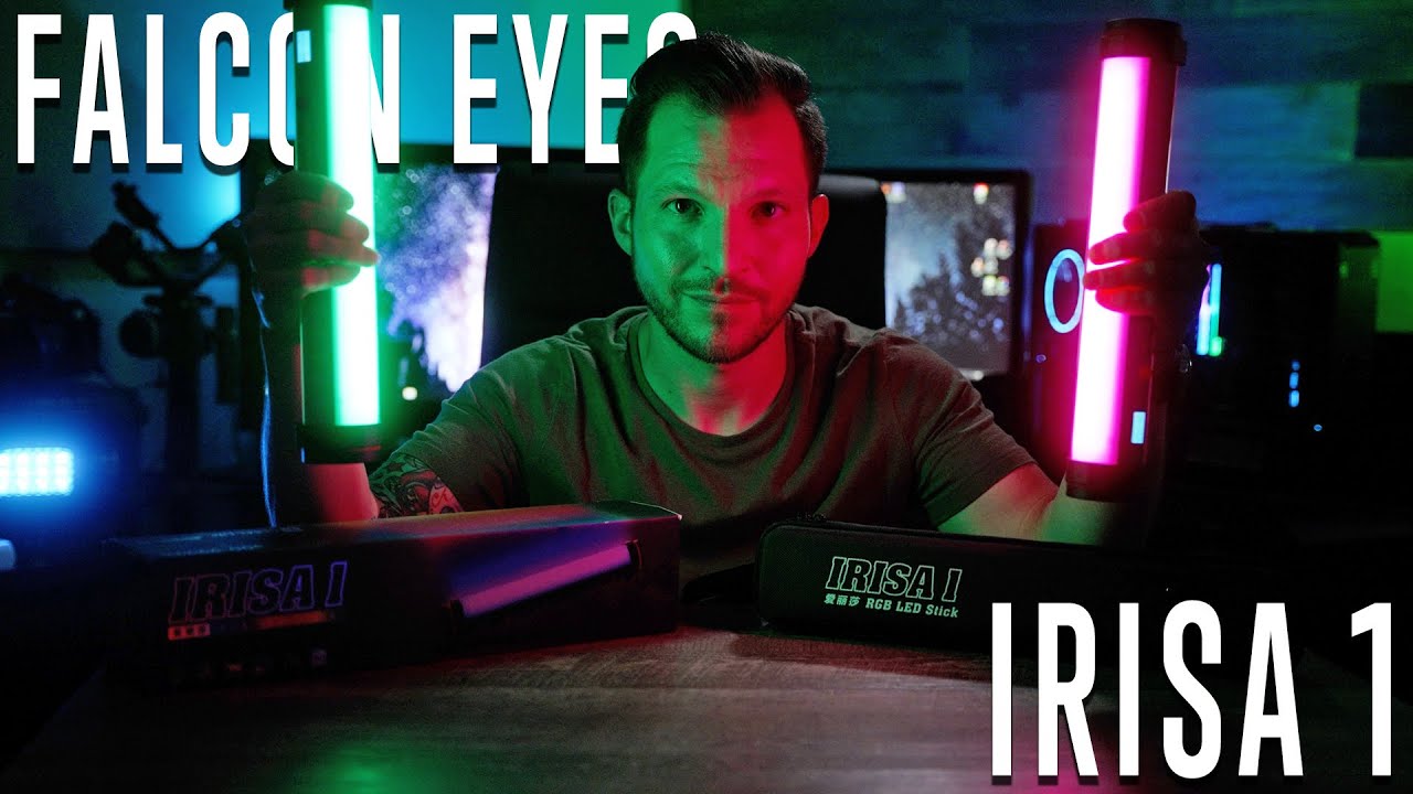 Falcon Eyes IRISA 1 RGB LED Stick Light. Affordable RGB Tube lights with DeSal Lite App Control