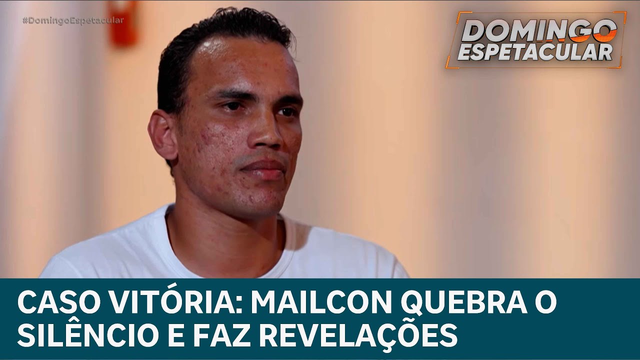 Caso Vitória: Cabrini confronta homem apontado como assassino da jovem | DOMINGO ESPETACULAR