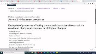 Let's Learn Food Science - Minimally and Maximally Processed Foods