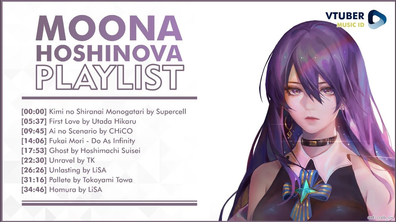 Watch Playlist 4: Moona Hoshinova/ムーナ・ホシノヴァ (9 Songs) on YouTube Watch Playlist 4: Moona Hoshinova/ムーナ・ホシノヴァ (9 Songs) on YouTube