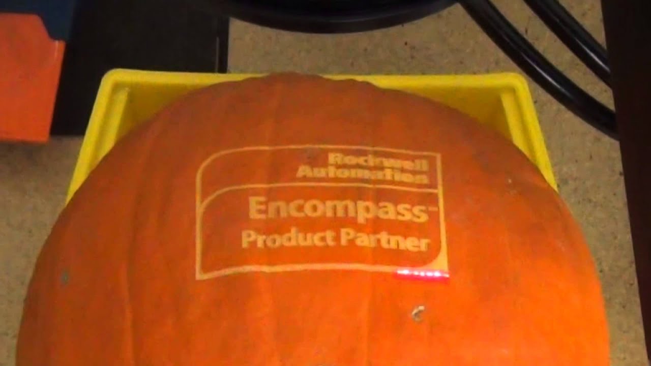 Rockwell Automation® Encompass™ Partner Pumpkin Laser Carving