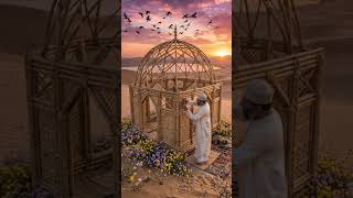 Building a Beautiful Bamboo Masjid 🕌 Faith &amp; Creativity ❤️ #Shorts