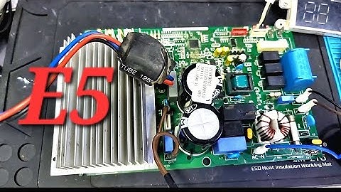 Dawlance Orient PEL Dc inverter ac E5 error code outdoor pcb Dc inverter ac pcb training center