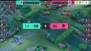 AOV guide: Early-game vs. late-game comp | 2022 pro tournament: BRU vs. VGM + ENGLISH commentary screenshot 3