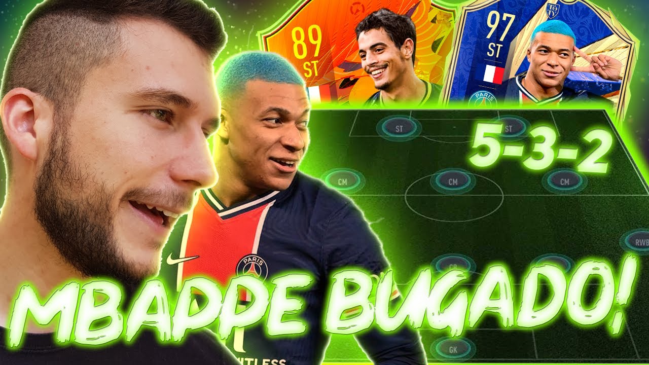 A TÁTICA 5-3-2 É MUITO APELONA🔥MBAPPE TOTY + BEN YEDDER HL JOGARAM MUITO NO DRAFT