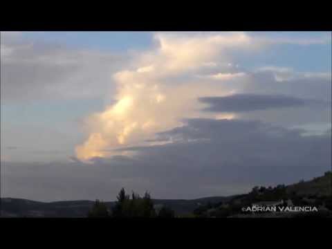 HD Timelapse: Sunset Storms Development / Formación de tormentas al atardecer (25-09-2014)
