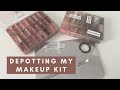 Depotting My Makeup Kit