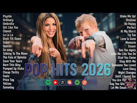 Top 100 Viral Pop Hits 2026 🍓🎧 Streaming Chart Anthems 🔥 Taylor Swift, Ed Sheeran, Adele