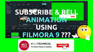 Subscribe & Bell Animation Using FILMORA 9 ???