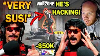 DrDisrespect & TimtheTatMan Face & CALL OUT PRO HACKER in Zlaner's $50K Warzone Tournament!