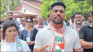 Goan Reporter:: Ex Nuvem Mla Wilfred Dsa & his Supporters campaign for Capt Viriato in Nuvem