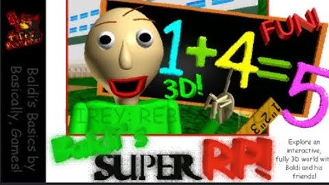 How to get the good ending and destroy the game in baldis super rp revival