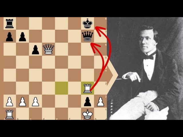 Paul Morphy vs Schrufer (1859) Smother Nature