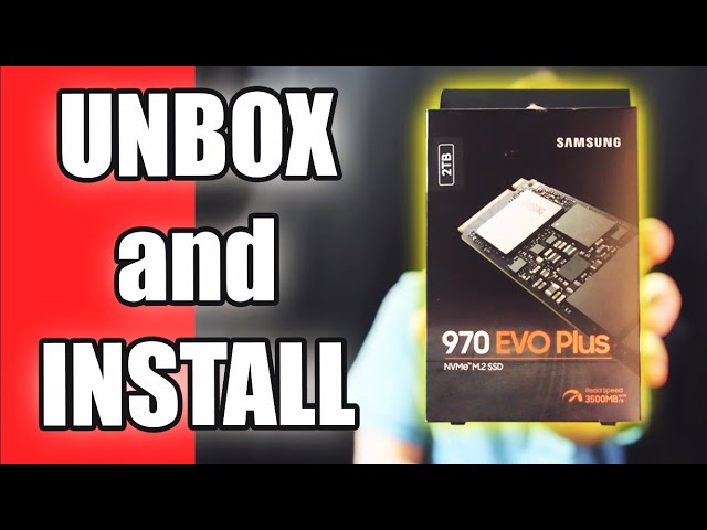 Samsung 970 EVO Plus 2TB SSD Review - Unboxing u0026 How To Install A M.2 SSD class=