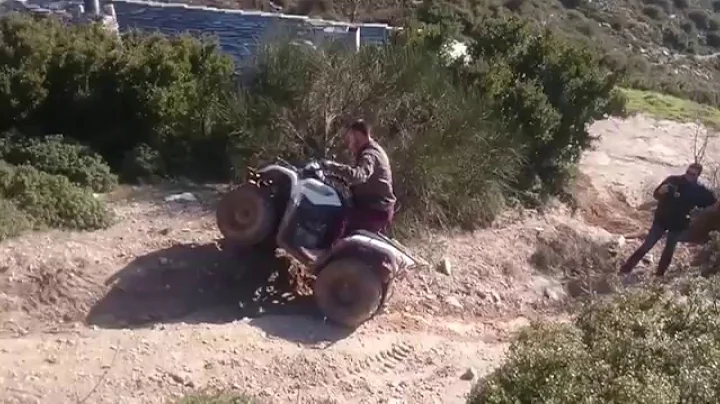 Kymco MXU extreme offroading