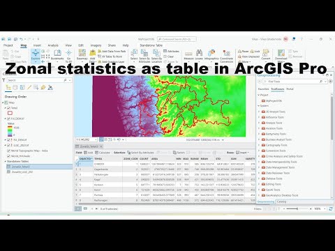 Zonal Statistics As Table Tool