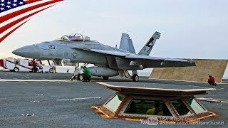 【電磁カタパルト】F/A-18戦闘機の空母からの射出に初成功！新型空母ジェラルド･R･フォード(CVN-78)