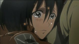 Momen Mikasa memeluk Eren | Attack on Titan S1 | Sub Indo