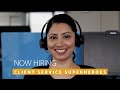 Now hiring  client service superheroes