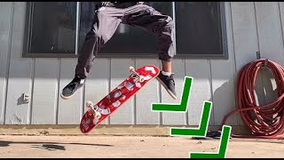 DOUBLE KICKFLIP PRACTICE