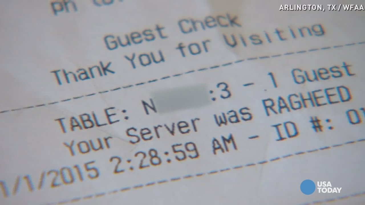 IHOP fires server over racial slur on customer's receipt