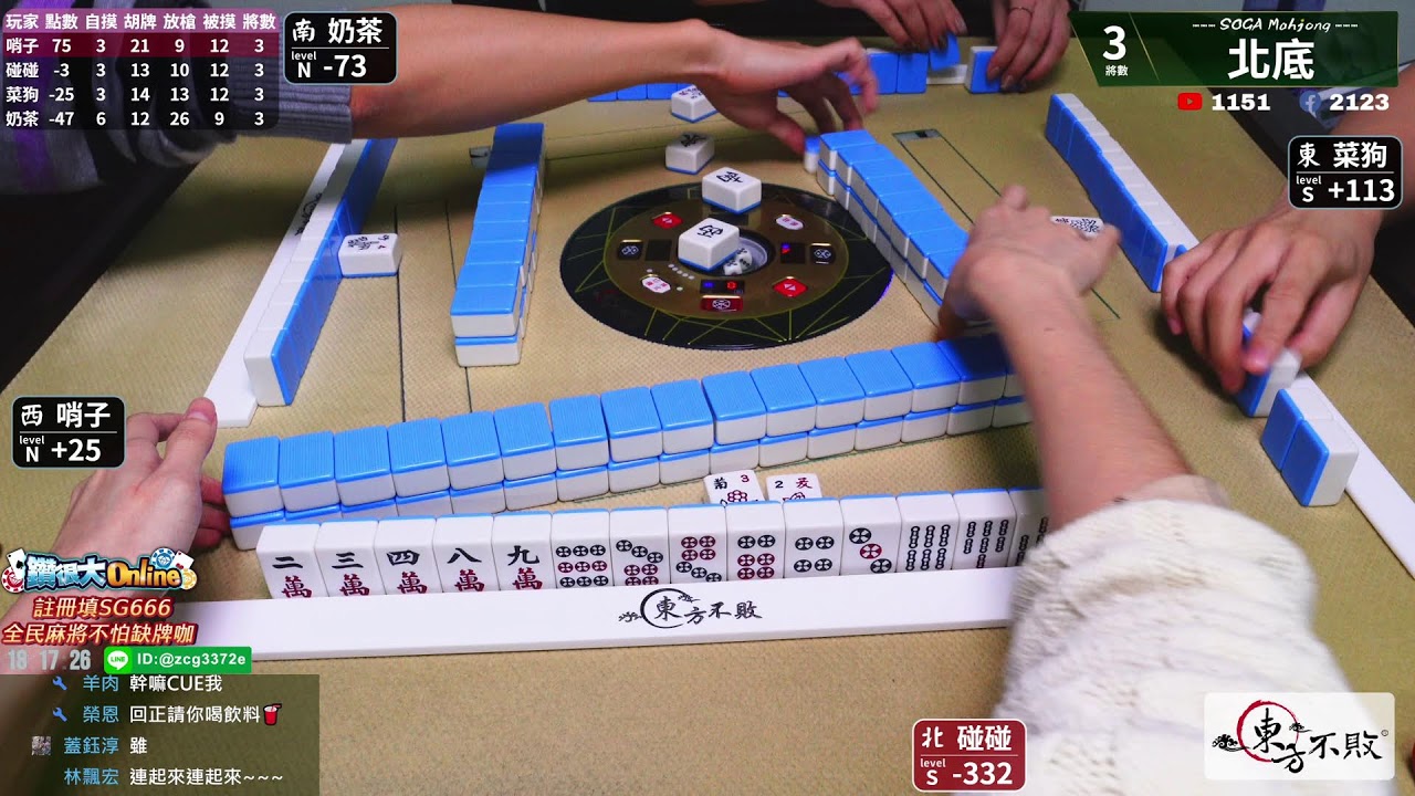 [嗽嘎麻將] 奶茶哨子碰碰菜狗，先打到吃飯 [ 22/02/19 ]