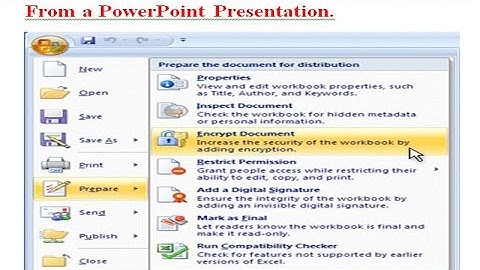 How to Set and Remove Password Protection from a PowerPoint Presentation Tutorial