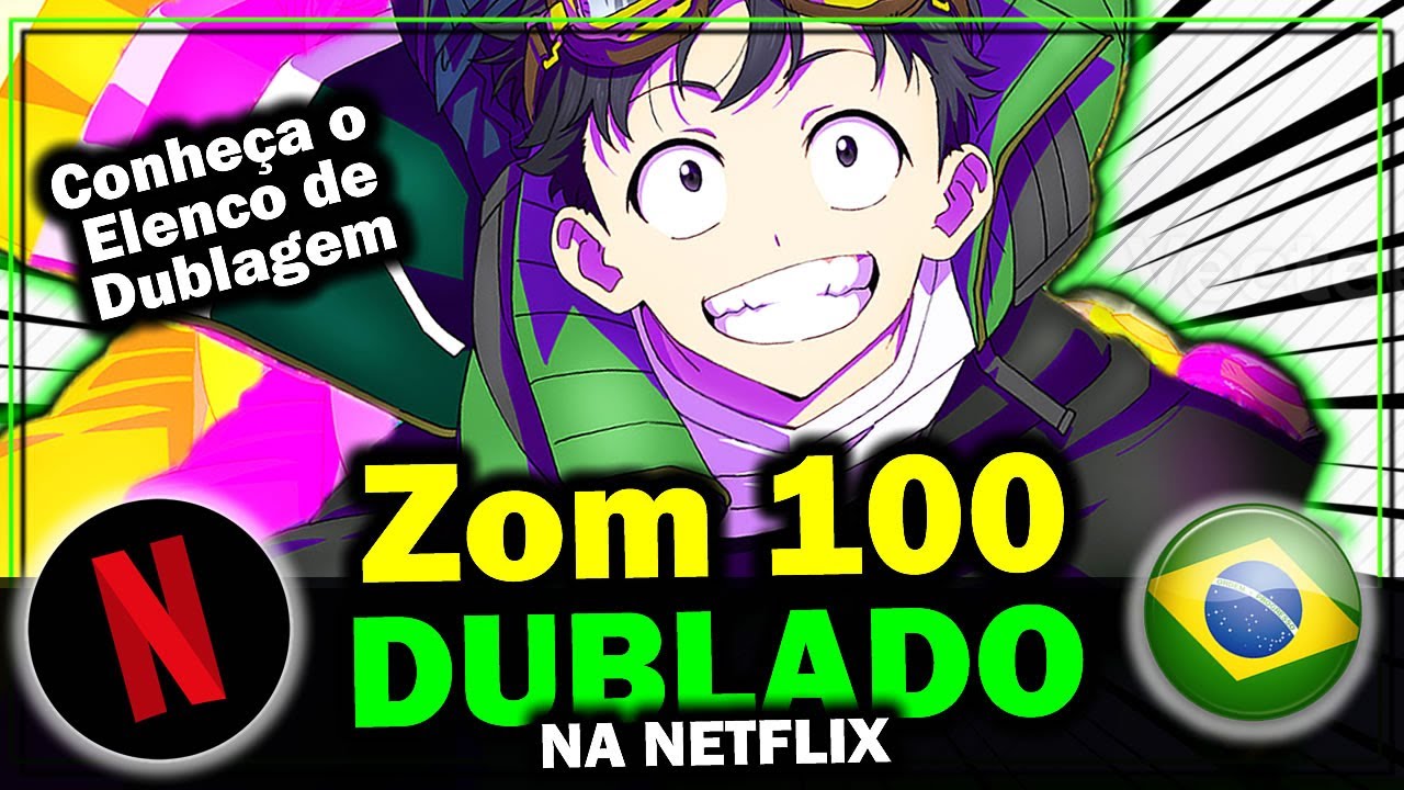Zom 100: 1º episódio está dublado na Netflix e na Crunchyroll