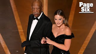 Morgan Freeman wears glove on left hand to Oscars 2023 — here’s why | Page Six Celebrity News