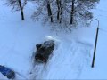 BMW X5 stuck in snow fail