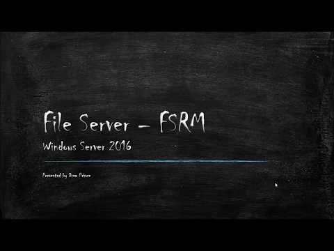 Lab 11 - File Server Resource Manager