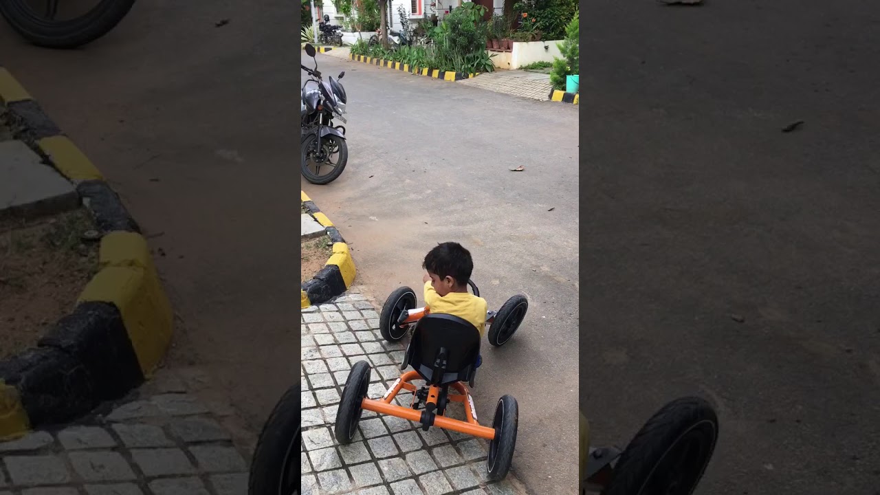 Kids Berg Orange Go Kart part 3