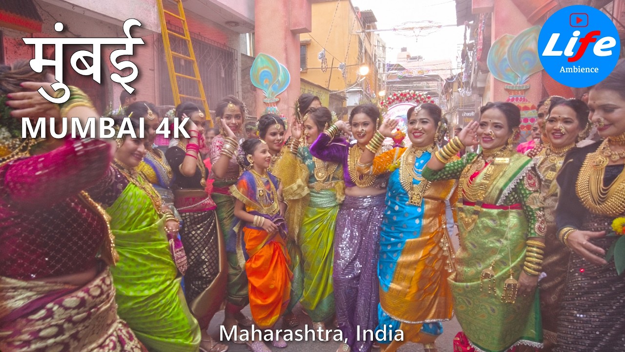 MUMBAI Versova Narali Purnima, India Walking Tour 4K HDR