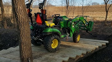 Log Bridge Series - Part 7 - Decking