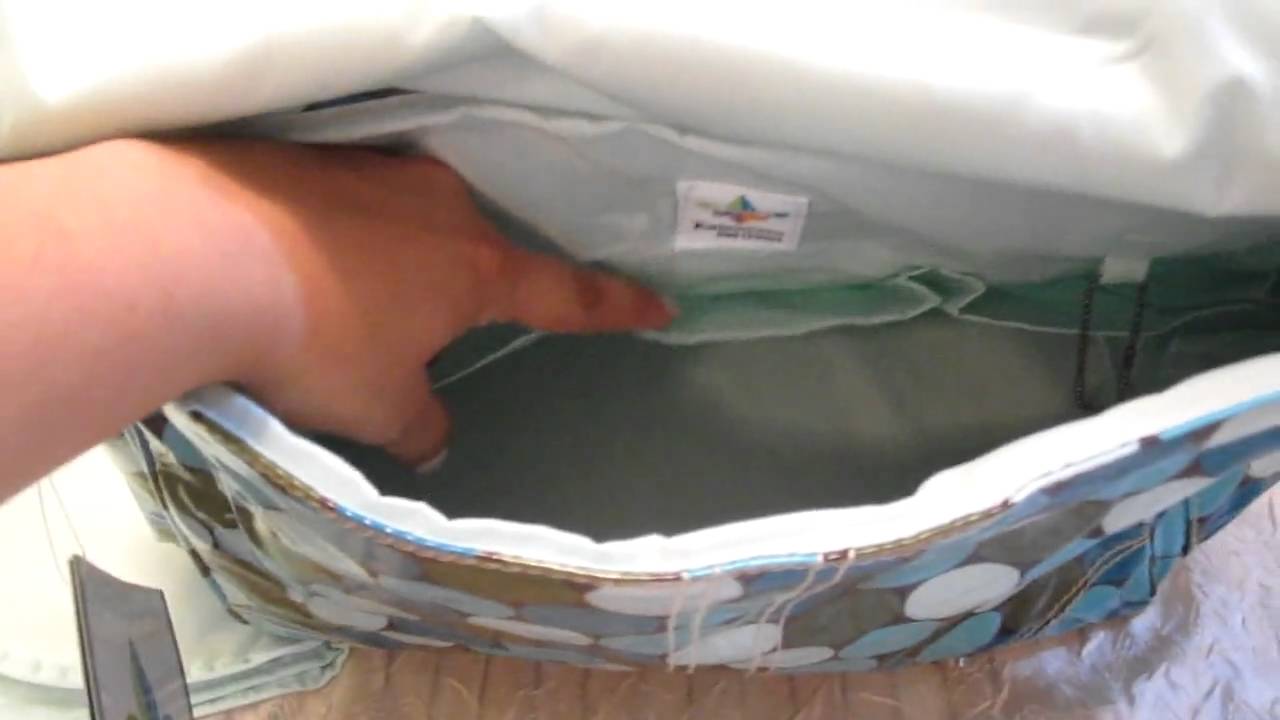 Kalencom Laminated Buckle Diaper Bag Interior