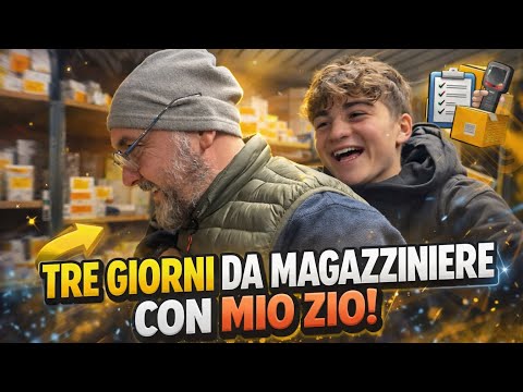 Video HO PROVATO A FARE IL MAGAZZINIERE PER 3 GIORNI (Con mio zio!)