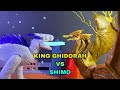 King Ghidorah Vs Shimo Stop Motion Battle