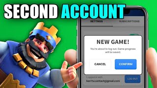 How to Create NEW ACCOUNT in Clash Royale (2022)