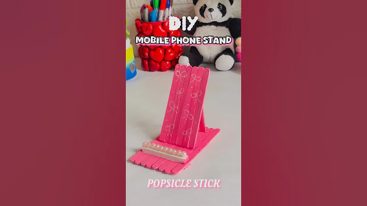 Easy Mobile Phone Stand With Popsicle Stick #diy #tutorial#art#craft