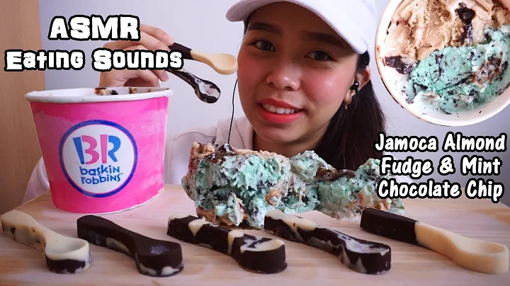 ASMR Baskin Robbins Ice Cream & Chocolate Spoon | ...