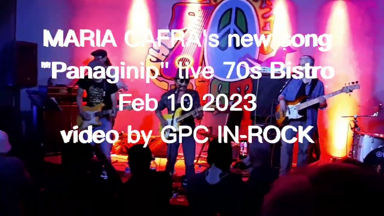 MARIA CAFRA new song "Panaginip" Live @ 70s Bistro Feb 10 2023