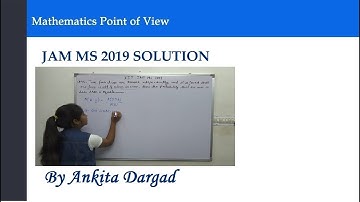Q58 IIT jam Mathematical Statistics 2019 in Hindi