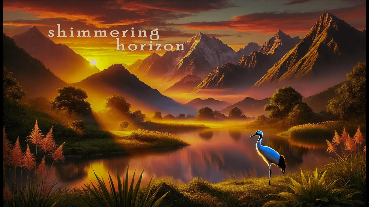 Shimmering Horizon  - Tranquil Reflections