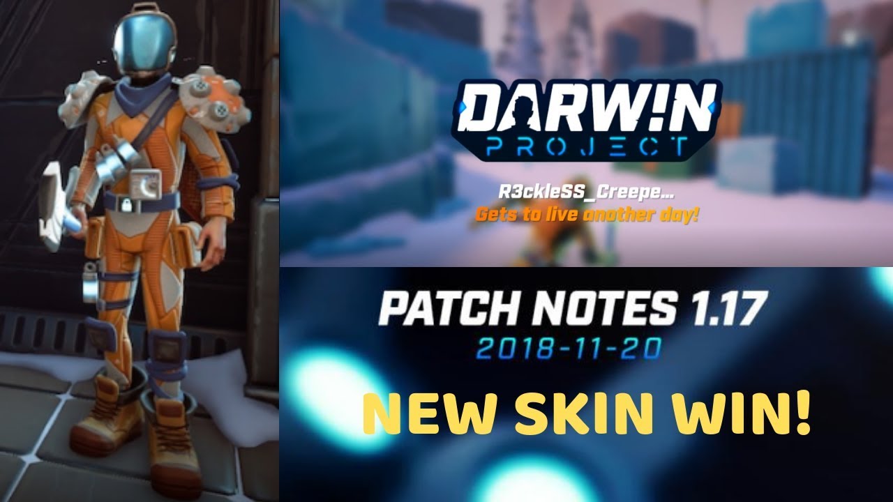 SOLO WIN WITH *NEW* INMATE OF THE FUTURE SKIN! Darwin project 2018 patch 1.17